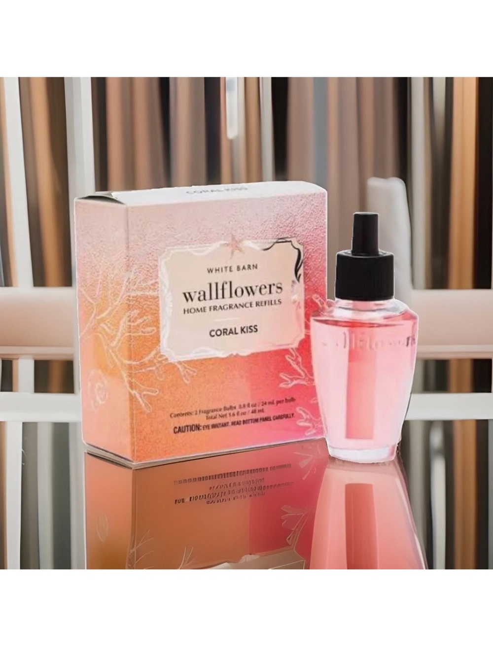 Bath & Body Works 2-Pk Wallflowers Refill- Coral Kiss (0.8 fl oz Ea)